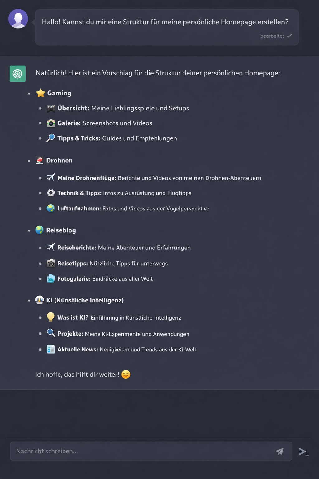 Struktur und Planung mit KI