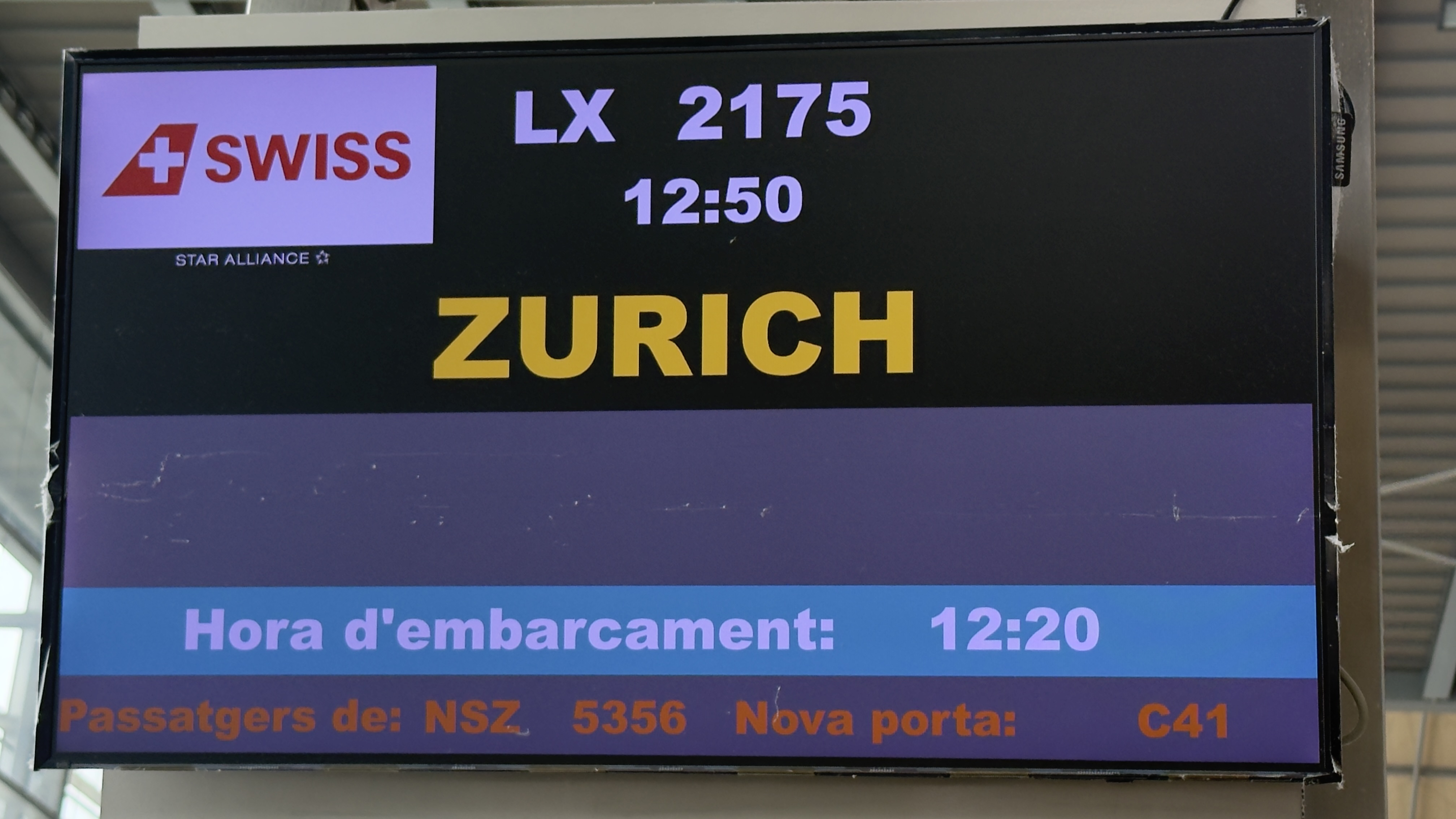 Kurz zurück in die Schweiz